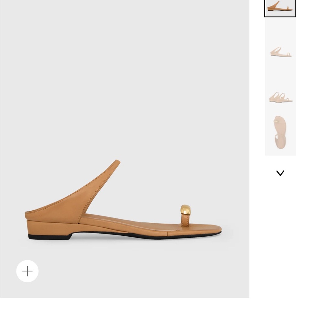 Rebecca Minkoff Tan Sandals Minimalist Design